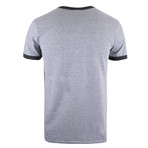 Ringer Tee // Heather Grey (L)