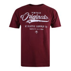 Originals Tee // Burgundy (M)