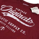 Originals Tee // Burgundy (XL)