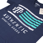 Authentic Tee // Navy (L)