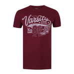 Varsity Tee // Maroon (S)