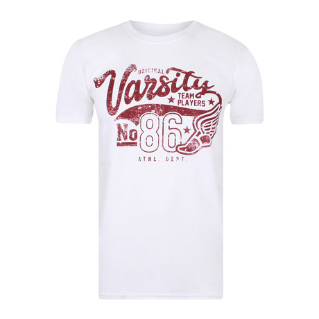 Varsity 86 Tee // White (S)