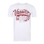 Varsity 86 Tee // White (M)