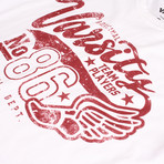 Varsity 86 Tee // White (M)