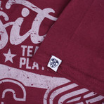 Varsity Tee // Maroon (S)