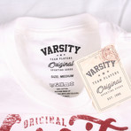 Varsity 86 Tee // White (XL)