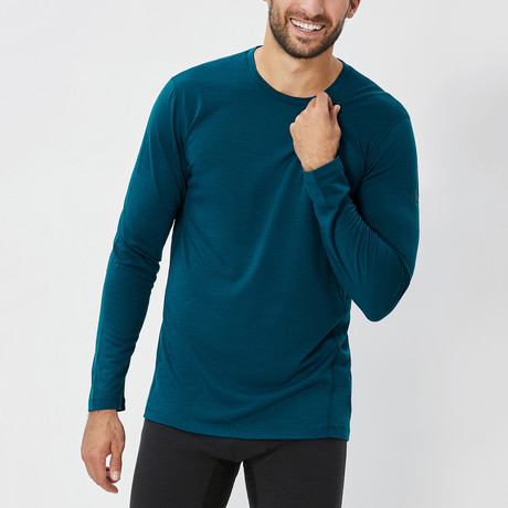 Base Long-Sleeve Shirt // Peacock (S)