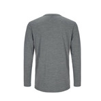 Base Long-Sleeve Shirt // Quiet Shade Melange (S)