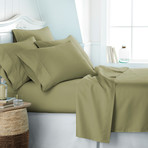 Hotel Collection // Premium Ultra Soft 6 Piece Bed Sheet Set // Sage (Twin)
