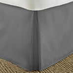 Hotel Collection // Premium Bed Skirt Dust Ruffle // Gray (Twin)