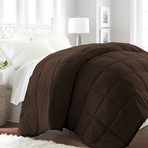 Hotel Collection // Premium Ultra Plush Down Alternative Comforter // Chocolate (Twin/Twin Extra Long)