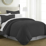 Hotel Collection // Premium Ultra Soft 3 Piece Duvet Cover Set // Black (Twin/Twin XL)