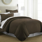 Hotel Collection // Premium Ultra Soft 3 Piece Duvet Cover Set // Chocolate (Twin/Twin XL)