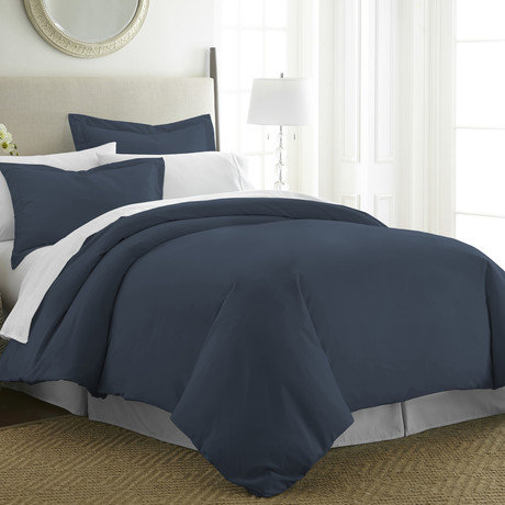 Hotel Collection // Premium Ultra Soft 3 Piece Duvet Cover Set // Navy (Twin/Twin XL)