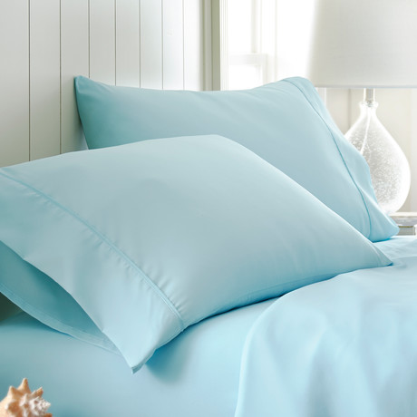 Hotel Collection // Premium Ultra Soft 2 Piece Pillowcase Set // Aqua (King)