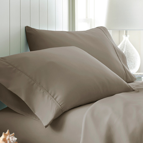 Hotel Collection // Premium Ultra Soft 2 Piece Pillowcase Set // Taupe (King)