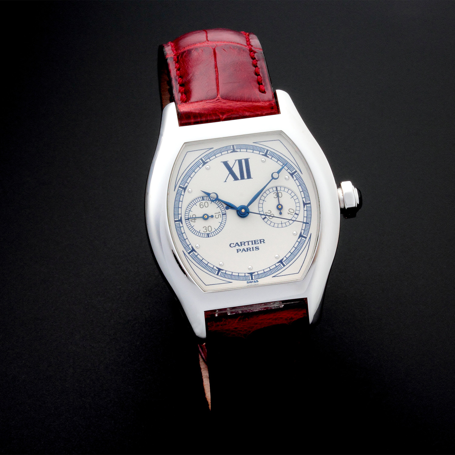 Cartier One Button Chronograph Manual Wind // Store Display - Fantastic ...