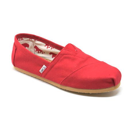 Men's Classic Canvas Slip-On // Red (US: 7)