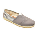 Men's Stripe + Rope Slip-On // Grey (US: 7.5)