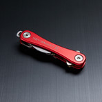 KeySmart Rugged Compact Key Holder (Red)