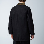 Dylan Spanish Shearling Coat // Black (XL)