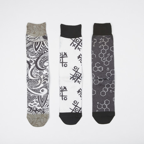 Socks // Pack of 3 // Paisley