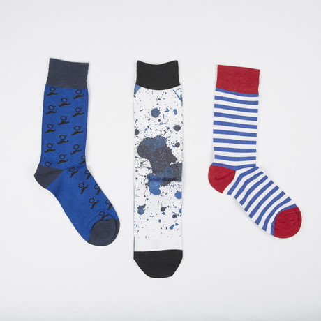 Socks // Pack of 3 // Nautical