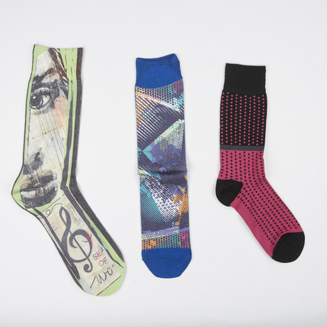 Socks // Pack of 3 // Mystery Woman