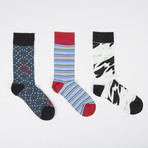 Socks // Pack of 3 // Dot + Line