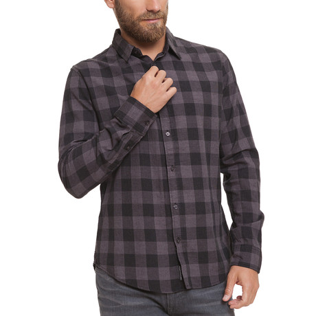 Obtusa Button-Up Shirt // Grey Check (S)