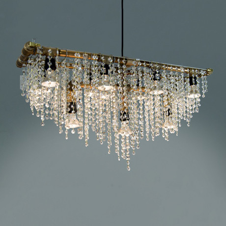 Outdoor Linear Banqueting Chandelier