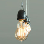 Raw Collection Suspension // 5 Bulb