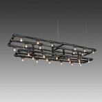 Raw Collection Double-Decker Linear Suspension