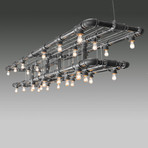 Raw Collection Double-Decker Linear Suspension