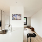 The Gare St. Lazare // Claude Monet // 1877 (26"W x 18"H x 0.75"D)