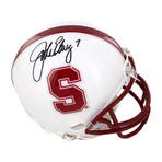 John Elway Signed Stanford Mini Helmet