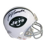 Joe Namath Signed NY Jets Throwback Mini Helmet