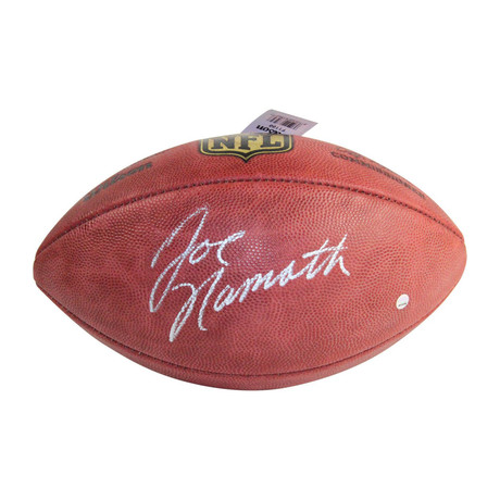 Joe Namath Signed NFL Duke Football