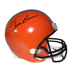 Jim Brown Signed Cleveland Browns Replica Helmet