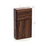 Walnut Dugout Kit // Black Accent (Black Glass)