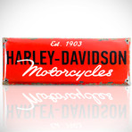 Harley-Davidson // Original Vintage Dealership Sign