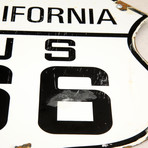 Route 66 // Original Vintage Road Sign