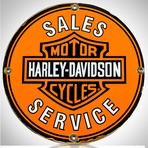 Harley-Davidson // Sales Service Original Vintage Dealership Sign