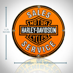 Harley-Davidson // Sales Service Original Vintage Dealership Sign