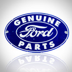 Ford-Genuine Parts // Original Vintage Dealership Sign