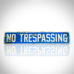 No Trespassing // Original Vintage Metal Sign
