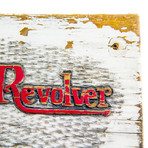 The Silver King Revolver // Original Vintage Sign
