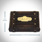 Debonaire Toro // Wooden Premium Vintage Cigar Box