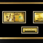 $100 Bill // 24K Gold-Plated Custom Frame