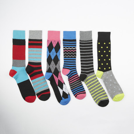 Tuesday Socks // Assorted // 6-Pack